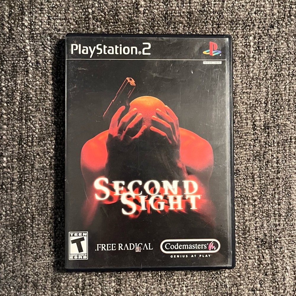 Second Sight Sony Playstation 2 PS2 Game